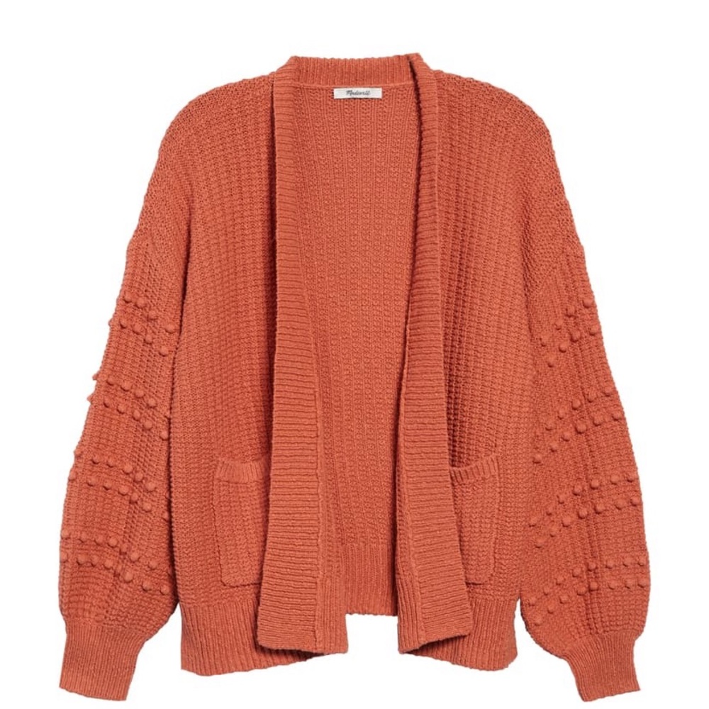ISO Madewell Bobble Cardigan Sweet Dahlia